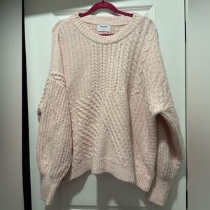 Old Navy Cable-Knit Blouson-Sleeve Sweater